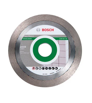 DISCO DIAMANTADO CONTINUO 110 X 20MM PORCELANATO