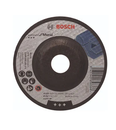 DISCO DE DESBASTE PARA METAL 115MM GR.24