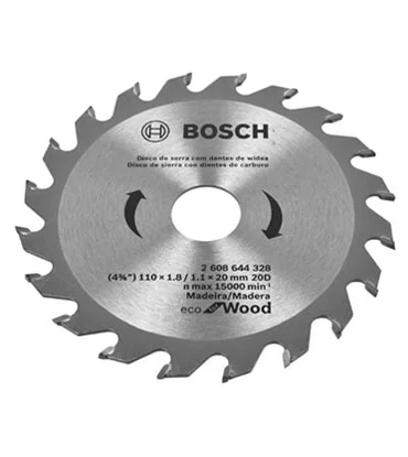 DISCO DE SERRA CIRCULAR PARA MADEIRA ECO D110 X 20T