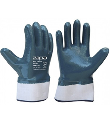 LUVA NITRÍLICA PUNHO DE LONA