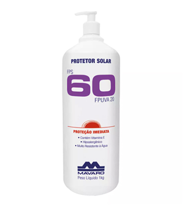 PROTETOR SOLAR FPS 60 MAVARO